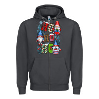 Ho Ho Ho Gnomes Zipper Hoodie | Teevron