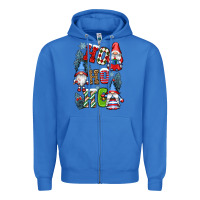 True Royal ho ho ho gnomes Zipper Hoodie - CowGirlArtShop