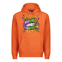 Carrot mardi gras with  lip olivia Premium Hoodie - OliviaCreatesArt