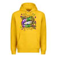Lemon mardi gras with  lip olivia Premium Hoodie - OliviaCreatesArt