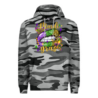 Slate Camo mardi gras with  lip olivia Premium Hoodie - OliviaCreatesArt