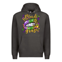 Smoke mardi gras with  lip olivia Premium Hoodie - OliviaCreatesArt
