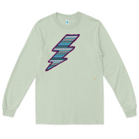 Matcha Purple Border Aztec Pattern Lightning Long Sleeve Tee - Bettercallsaul