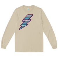 Mushroom Purple Border Aztec Pattern Lightning Long Sleeve Tee - Bettercallsaul