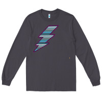Smoke Purple Border Aztec Pattern Lightning Long Sleeve Tee - Bettercallsaul