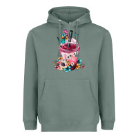 Sage Mexican Day Of The Dead Skulls Coffee Cup Heavyweight Hoodie - FaDigitalArtStudio