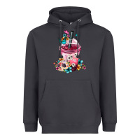 Smoke Mexican Day Of The Dead Skulls Coffee Cup Heavyweight Hoodie - FaDigitalArtStudio