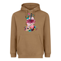 Toasted Coconut Mexican Day Of The Dead Skulls Coffee Cup Heavyweight Hoodie - FaDigitalArtStudio