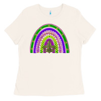 Bone mardi gras rainbow Ladies Tee - BarkalooDesign