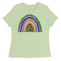 Matcha mardi gras rainbow Ladies Tee - BarkalooDesign