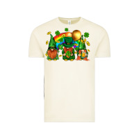 Vintage Arctic st. patricks  gnomies with rainbow Vintage Tee - BundleAndBundleShop