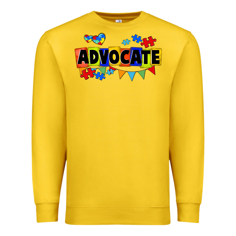 Advocate Autism Premium Sweatshirt by FaDigitalArtStudio | Teevron