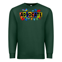Sports Green Advocate Autism Premium Sweatshirt - FaDigitalArtStudio