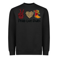 Black Peace Love Rodeo Heavyweight Sweatshirt - Bettercallsaul