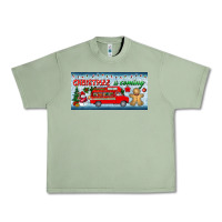 Oil Green christmas is coming license plate Urban Heavy Tee - BundleAndBundleShop