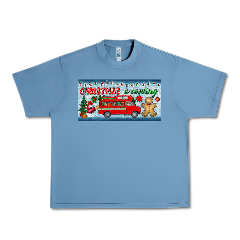 Christmas Is Coming License Plate Urban Heavy Tee by BundleAndBundleShop | Teevron