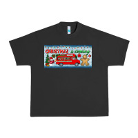Pigment Black christmas is coming license plate Urban Heavy Tee - BundleAndBundleShop
