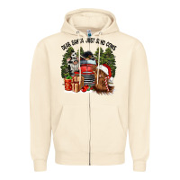 Sandshell dear santa just send cows Zipper Hoodie - CowGirlArtShop
