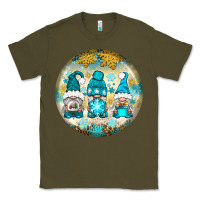 Army Green Winter Gnomies Ornament Classic Tee - BundleAndBundleShop