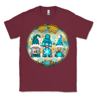 Burgundy Winter Gnomies Ornament Classic Tee - BundleAndBundleShop