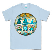 Dusty Blue Winter Gnomies Ornament Classic Tee - BundleAndBundleShop