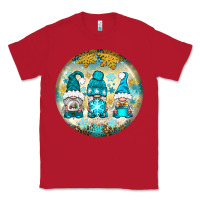 Red Winter Gnomies Ornament Classic Tee - BundleAndBundleShop
