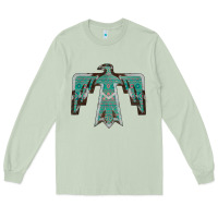 Matcha Cowhide Aztec Thunderbird Long Sleeve Tee - Bettercallsaul
