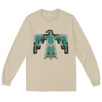 Mushroom Cowhide Aztec Thunderbird Long Sleeve Tee - Bettercallsaul