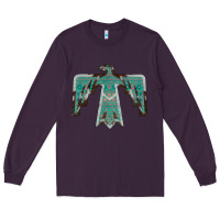 Plum Cowhide Aztec Thunderbird Long Sleeve Tee - Bettercallsaul