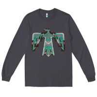 Smoke Cowhide Aztec Thunderbird Long Sleeve Tee - Bettercallsaul