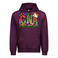 Mauve Wine Christmas CNA Urban Hoodie - CowhideDigitalArt