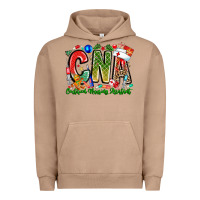 Pigment Burro Christmas CNA Urban Hoodie - CowhideDigitalArt