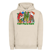 Pigment French Oak Christmas CNA Urban Hoodie - CowhideDigitalArt