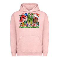Pigment Salmon Christmas CNA Urban Hoodie - CowhideDigitalArt