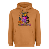 Meerkat Horror Coffee Heavyweight Hoodie - FaDigitalArtStudio