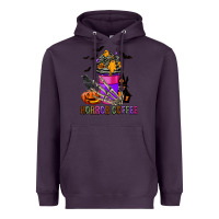 Plum Horror Coffee Heavyweight Hoodie - FaDigitalArtStudio