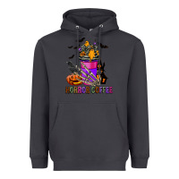 Smoke Horror Coffee Heavyweight Hoodie - FaDigitalArtStudio