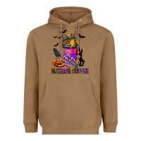 Toasted Coconut Horror Coffee Heavyweight Hoodie - FaDigitalArtStudio