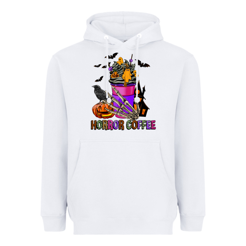 Horror Coffee Heavyweight Hoodie by FaDigitalArtStudio | Teevron