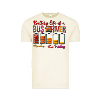 Vintage Arctic Battery Life Of A Bus Driver Vintage Tee - BundleAndBundleShop