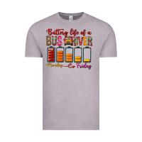 Vintage Zinc Battery Life Of A Bus Driver Vintage Tee - BundleAndBundleShop