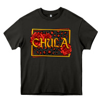 Asphalt Spanish chula with roses Heavy Core Tee - Jasminsmagicworld