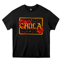 Black Spanish chula with roses Heavy Core Tee - Jasminsmagicworld