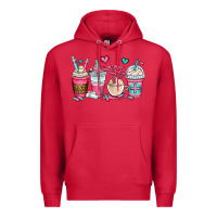 Cardinal nurse coffee cups Premium Hoodie - OliviaCreatesArt