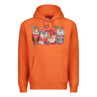 Carrot nurse coffee cups Premium Hoodie - OliviaCreatesArt