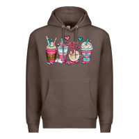 Coffee nurse coffee cups Premium Hoodie - OliviaCreatesArt