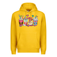 Lemon nurse coffee cups Premium Hoodie - OliviaCreatesArt