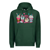Sports Green nurse coffee cups Premium Hoodie - OliviaCreatesArt