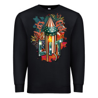 Black Let's get lit Premium Sweatshirt - FaDigitalArtStudio