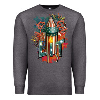 Charcoal Heather Let's get lit Premium Sweatshirt - FaDigitalArtStudio